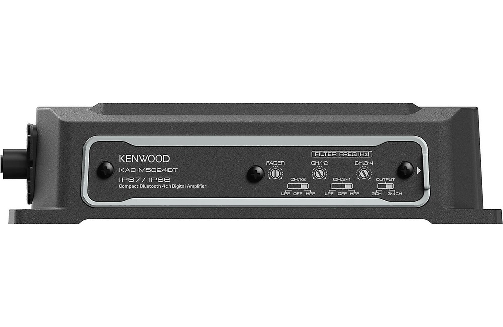 Kenwood KAC-M5024BT Marine Amp with 6.5″ Coaxial Speakers