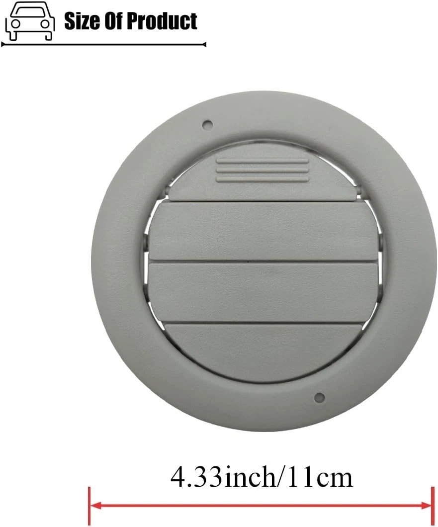 2PCS Roof Headliner AC Heater Air Vents Compatible with Ford Transit 2015 to 202