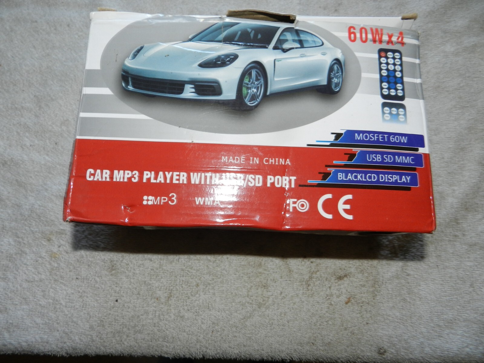 Mosfet 60Wx4 Black LCD Display Car MP3 Player