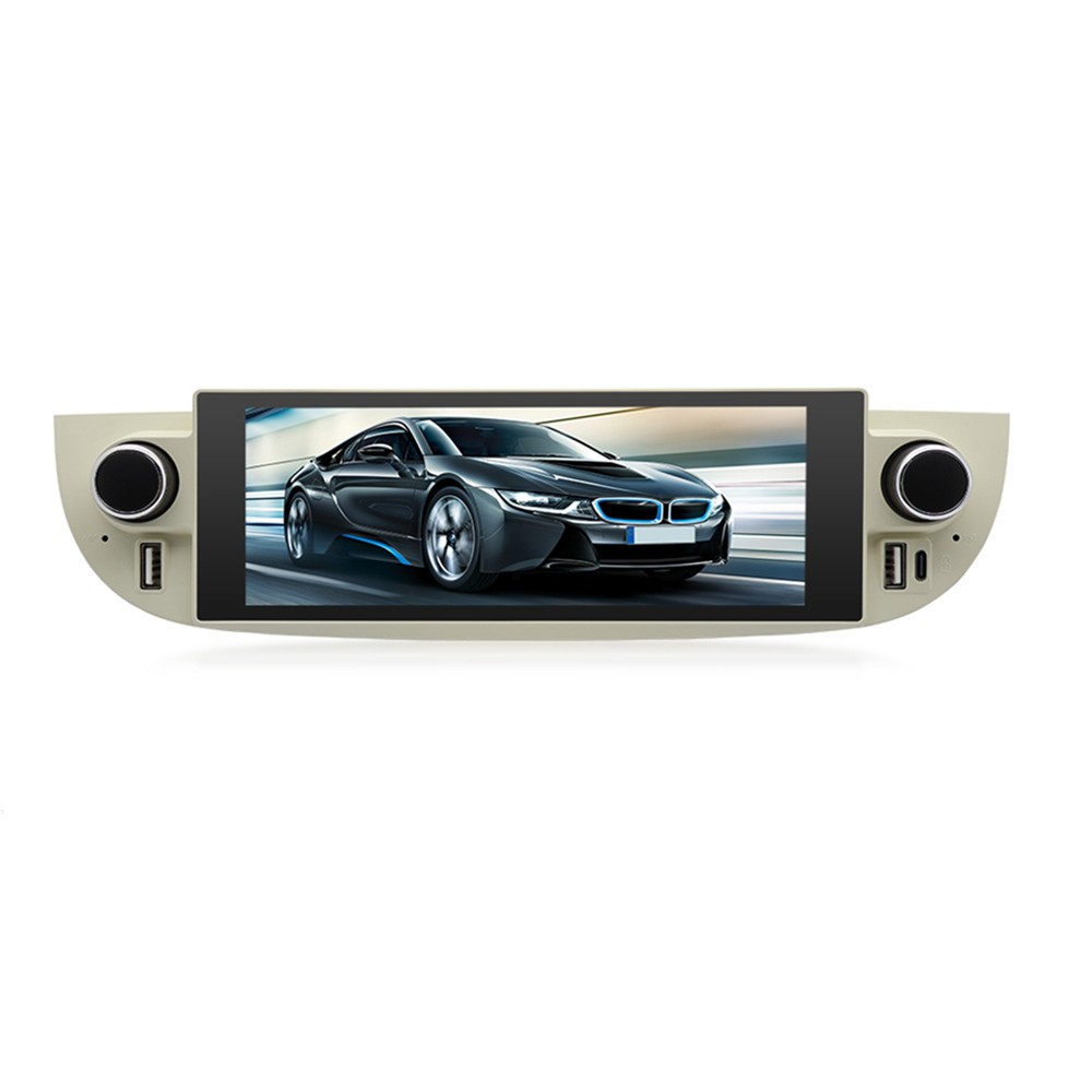 6.86in Car Radio Player WIFI Mirror Link For Carplay Fit For Fiat 500 2007-2015