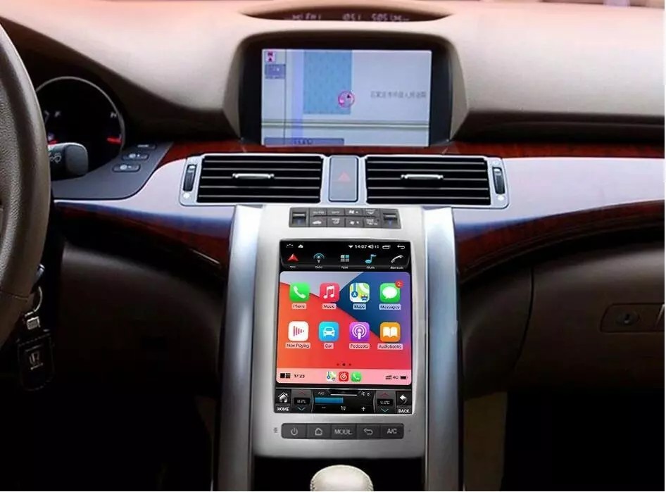 10.4” Car Radio Wireless Android Auto CarPlay Navigation For Acura RL 2004-2012