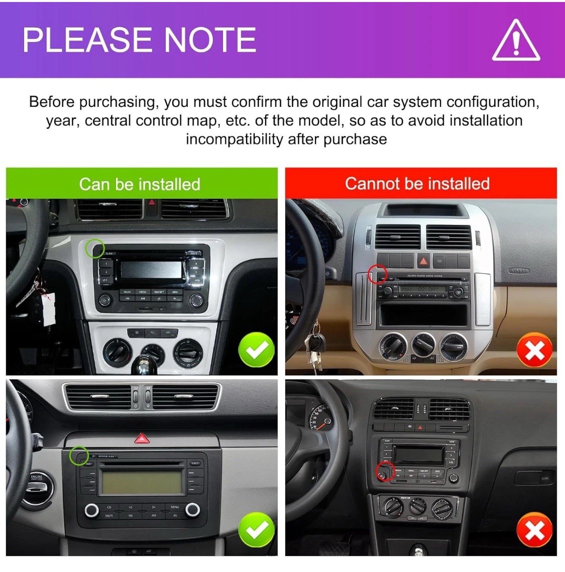 YMT Android Car Stereo Radio VW Golf Jetta Passat Tiguan CarPlay GPS CANBUS