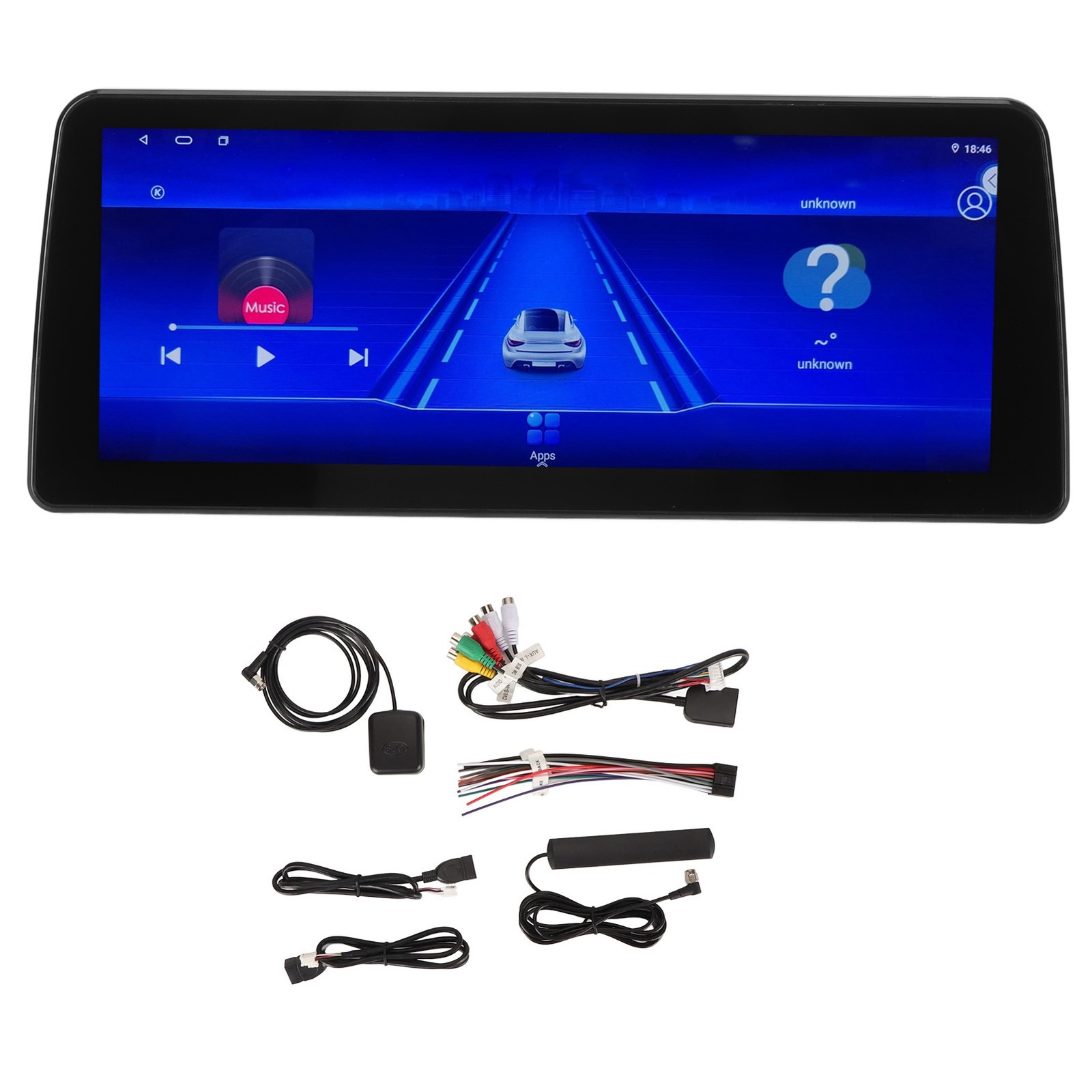 12.3in Wireless Car Stereo HD Touch Screen GPS Player For Vehicle CAGP