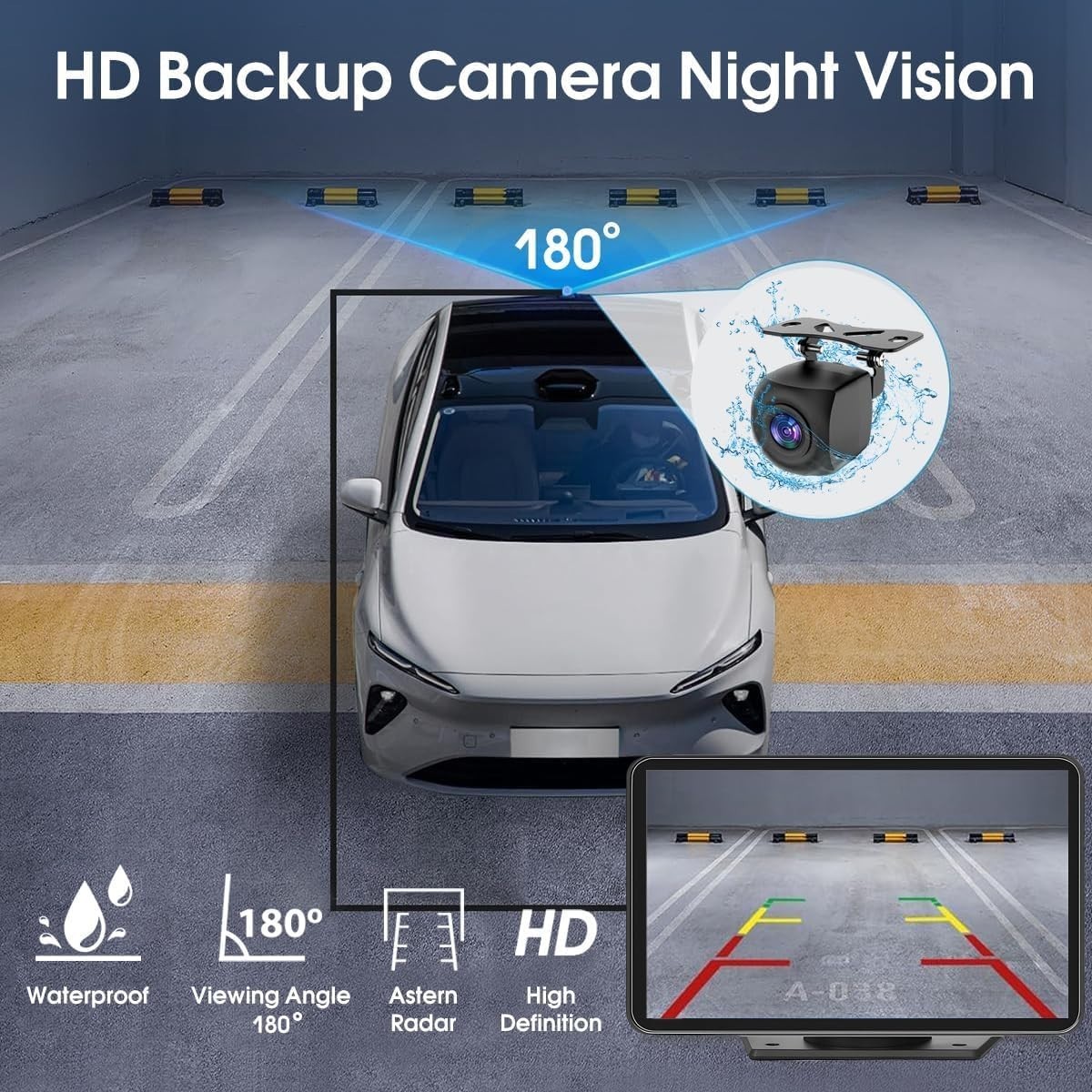 Innovative 2026 7″ Carplay Screen with HD Visuals & Integrated Backup Camera