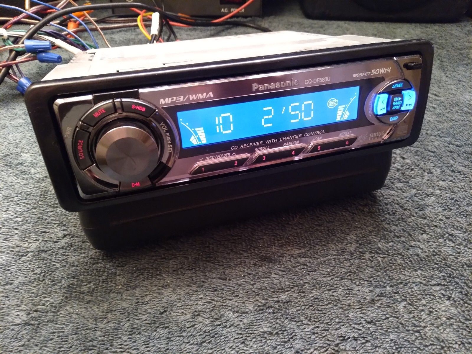 Panasonic CQ-DF583U, CD/MP3 Receiver, Tested !