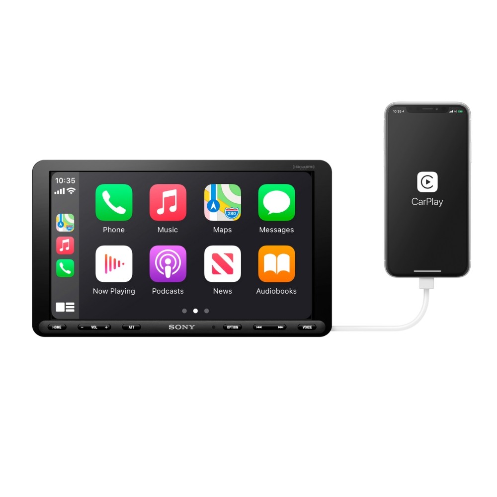 New, Open Box Sony XAVAX8100 8.95″ 1-DIN Digital Multimedia w/ CarPlay/Android