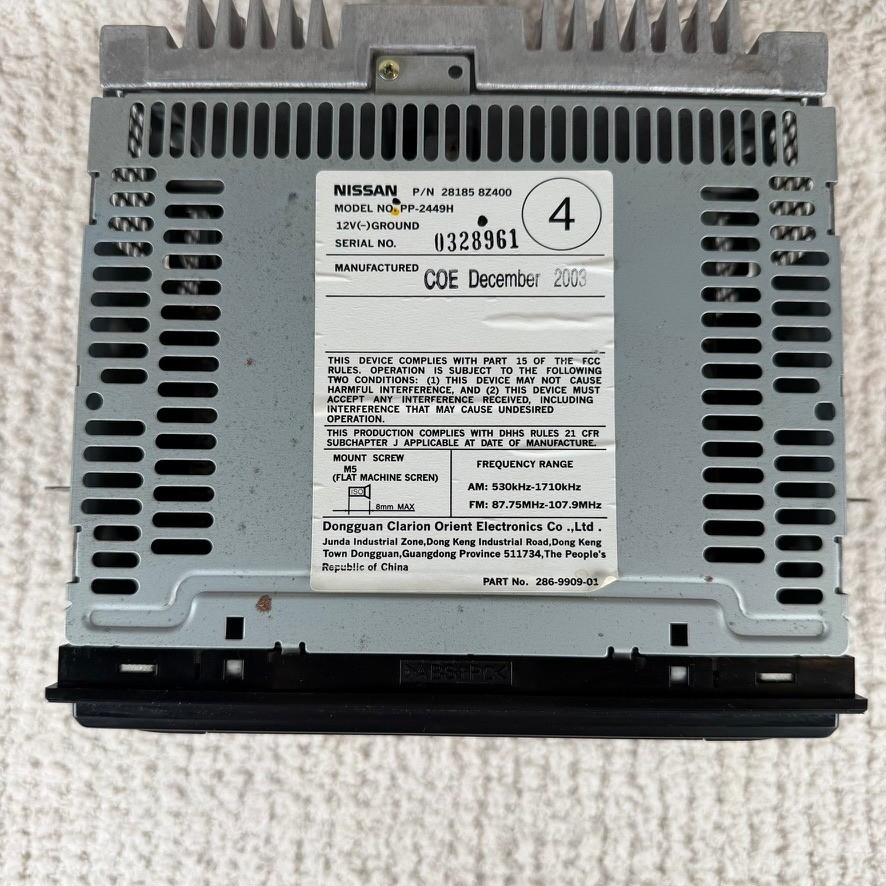 02-04 Nissan Frontier Xterra Radio AM FM CD Player OEM Head Unit 28185 8Z400