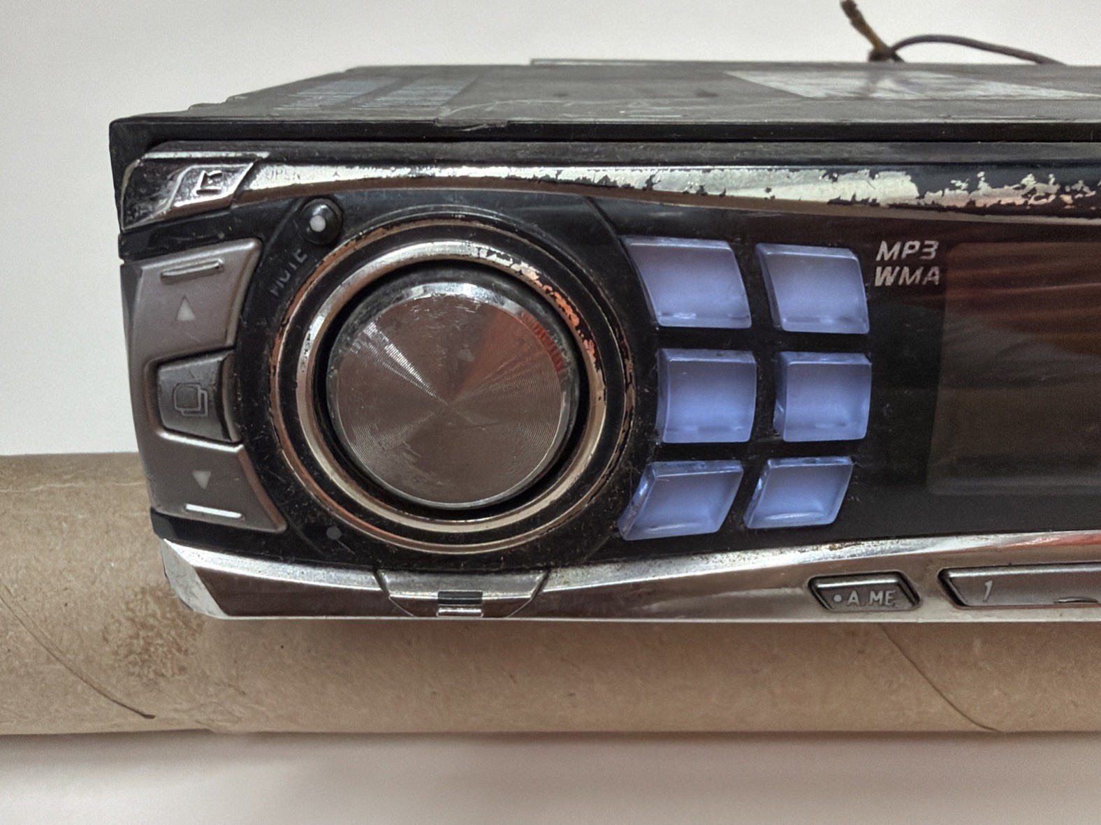 Alpine CDE-9852 Single DIN CD Player Car Stereo Head Unit Untested Parts
