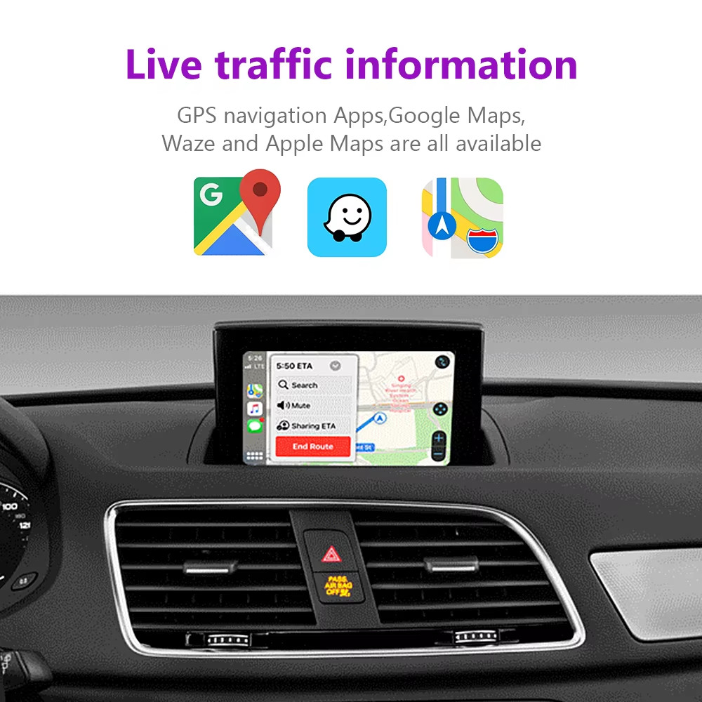 Wireless Carplay Android auto kit adaptor For Audi A1 Q3 2011-2018 RMC System