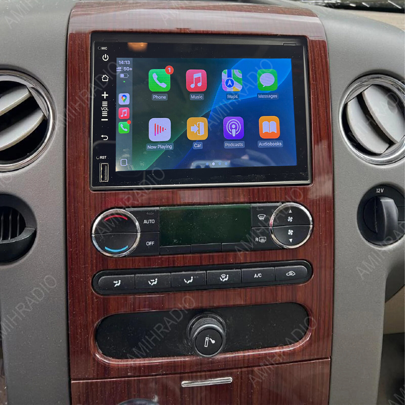 For 2004 2005-2008 Ford F150 Double Din Radio Android 15 Stereo Wifi CarPlay SWC