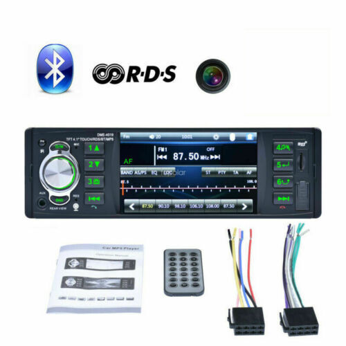 4” 1 Din Car Radio MP5 Player AM/FM/RDS AUX Bluetooth Stereo Mirror Link