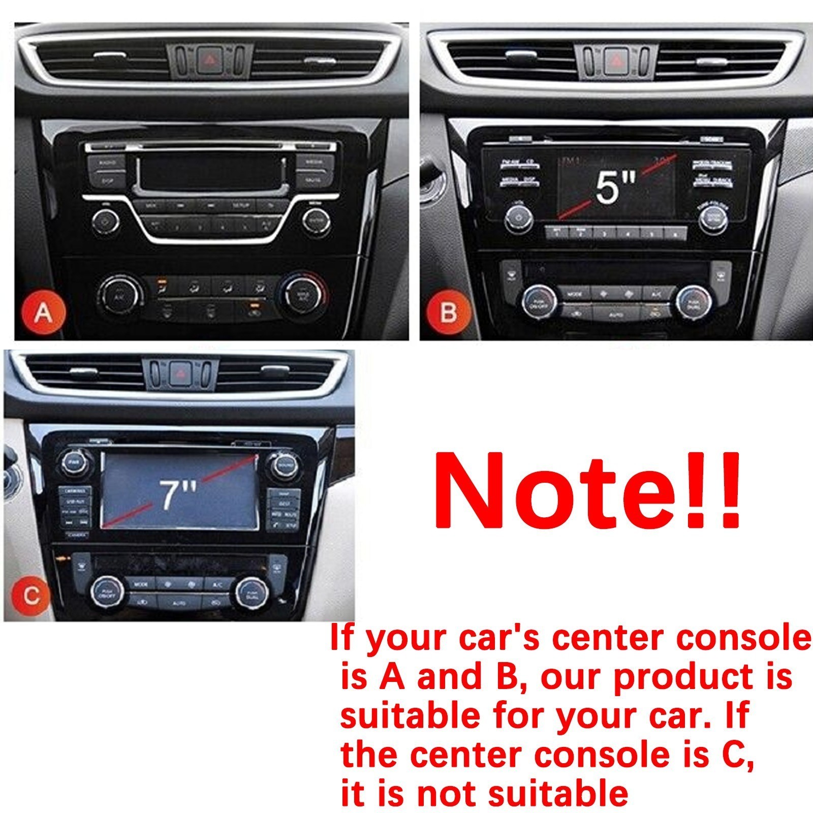 For 2014-2017 Nissan Rogue Carplay Android 13 Car Stereo 2 Din Radio GPS Navi