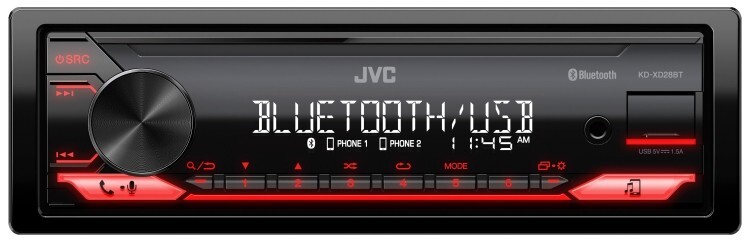 JVC KD-XD28BT Digital Media Receiver with Built in Bluetooth 13 BandEQ KDXD28BT