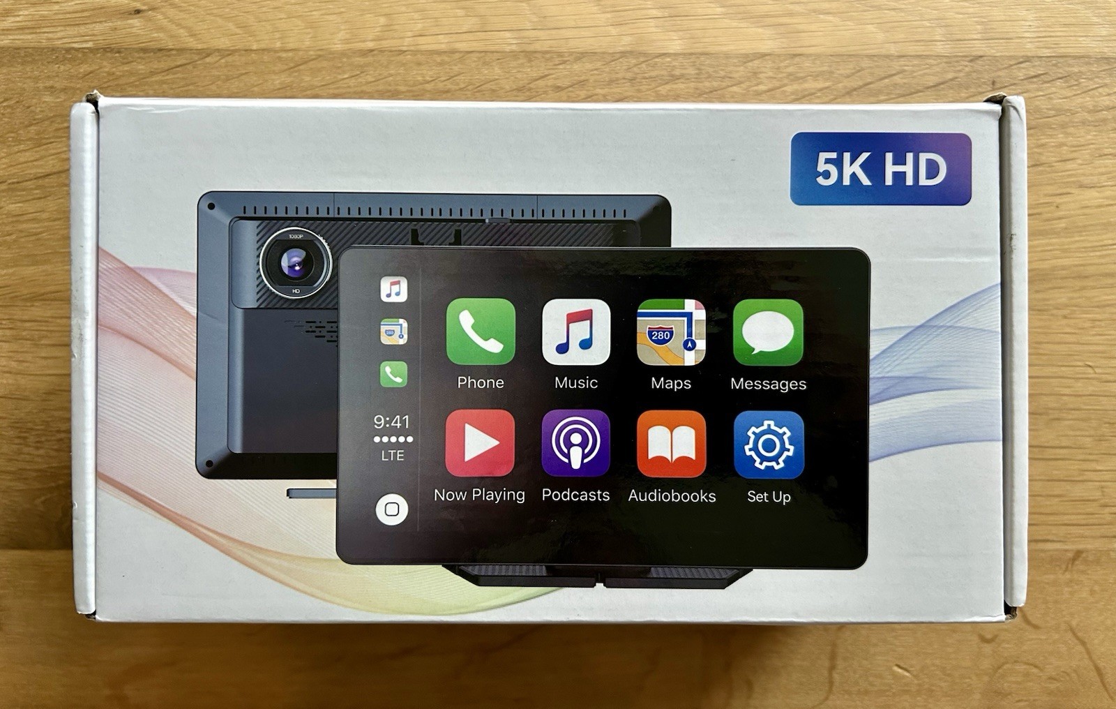 Portable Car Apple Carplay Touch Screen 9″ Wireless Android 5K Voice Command