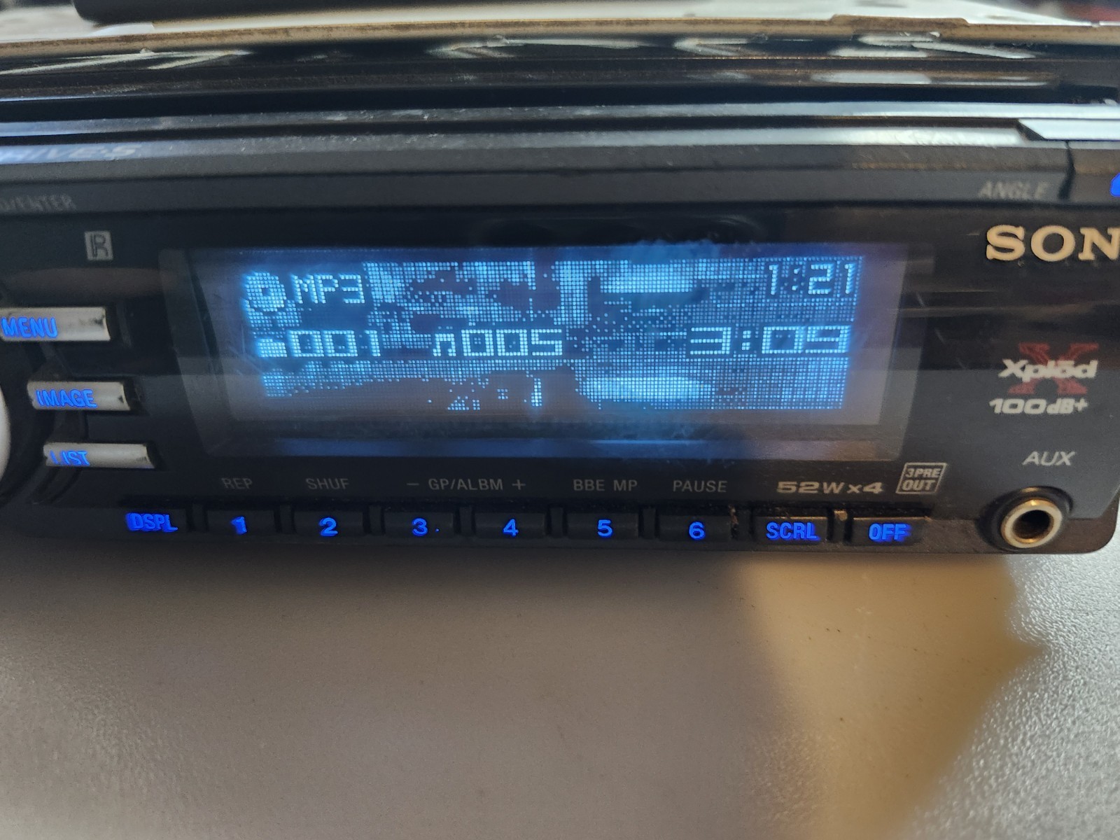 SONY Xplod CDX-GT710 Stereo CD Radio AUX player control NO BLUETOOTH