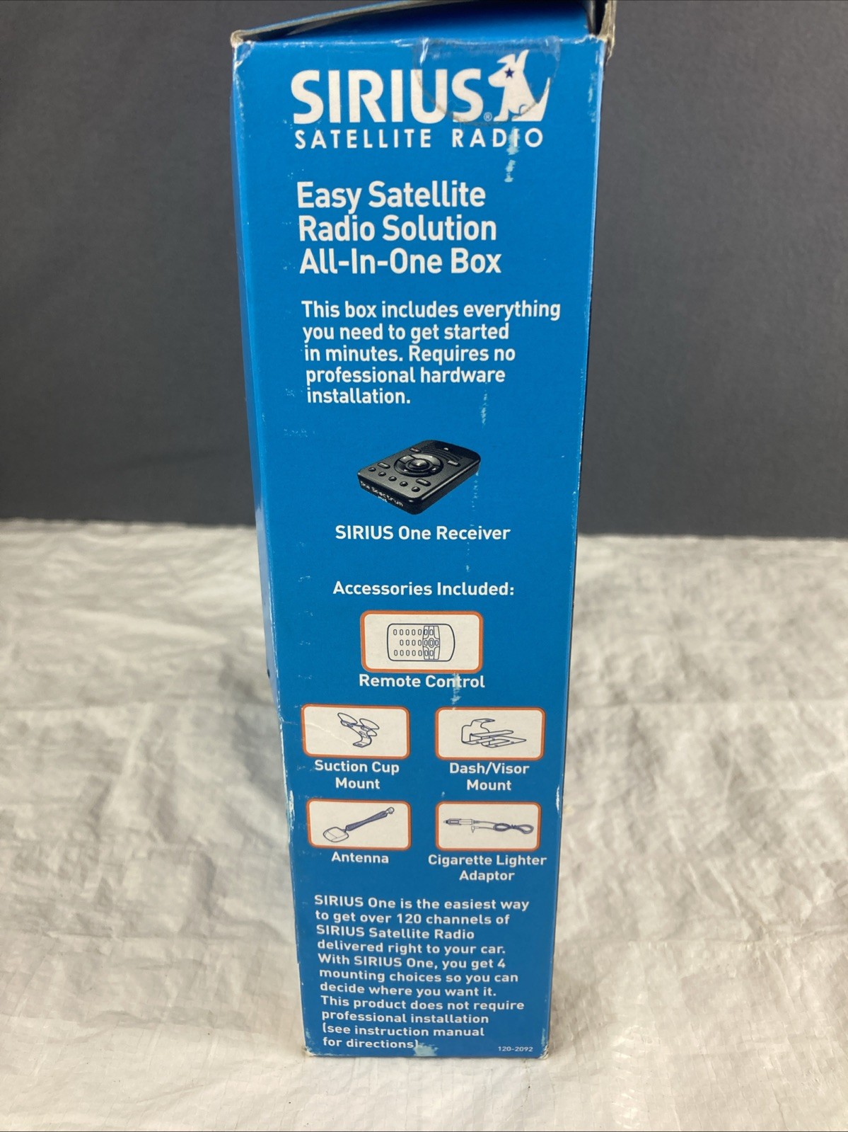 Sirius Satellite Radio Sirius One All-In-One Car Kit with remote NOS