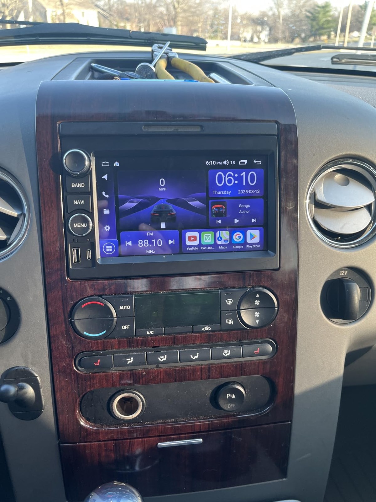 4G+64G For Ford F150 2004-2008 Apple Carplay Android Car Stereo Radio 5GWiFi GPS