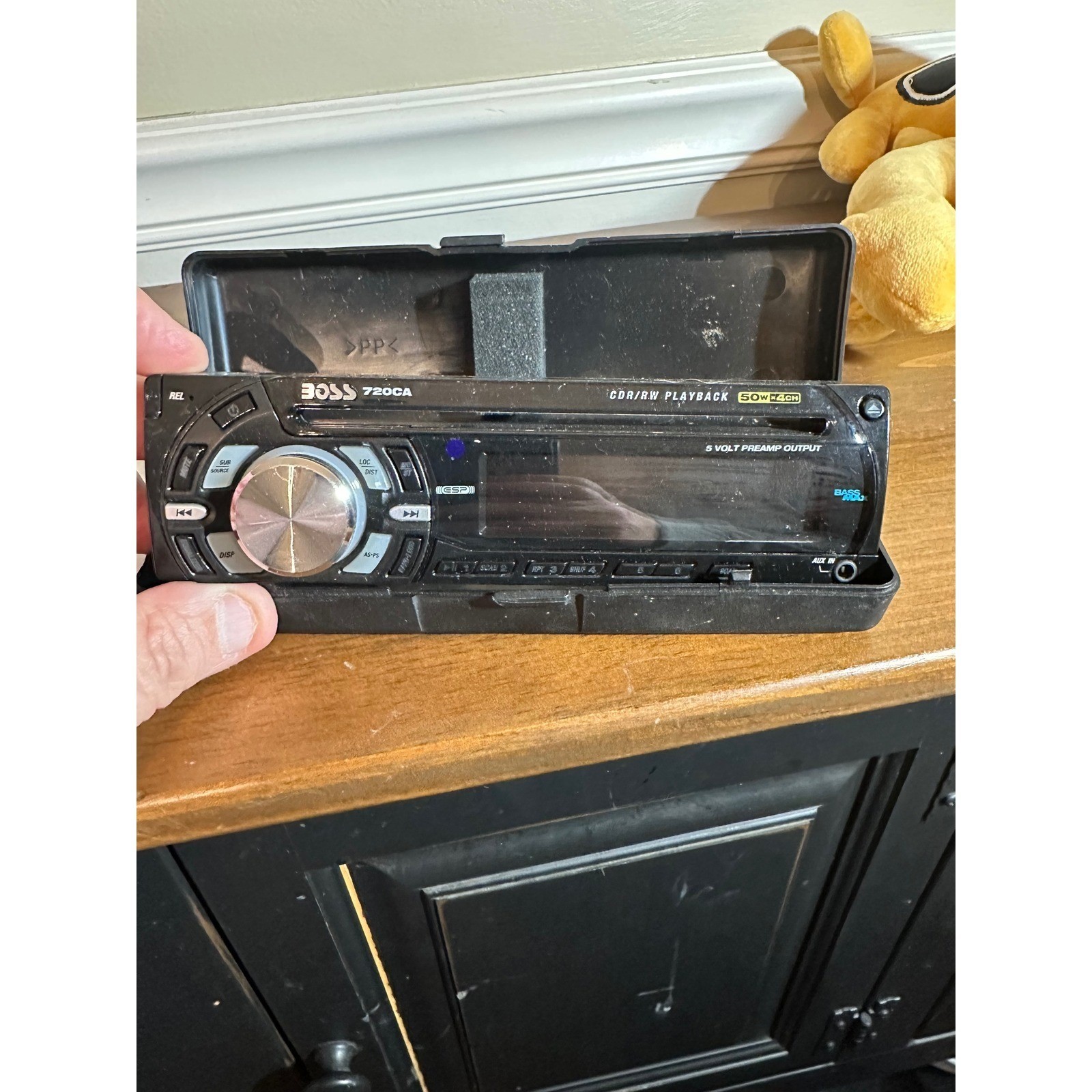 Boss 720CA Car Stereo Faceplate Only Detachable CD Player 50W x 4 with Case