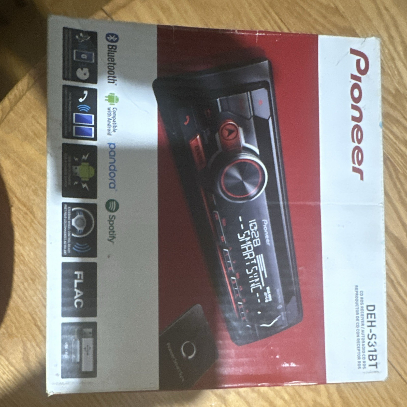 Pioneer MVH-S110BT 1-Din Digital Media Receiver Car Stereo – Bluetooth, Black