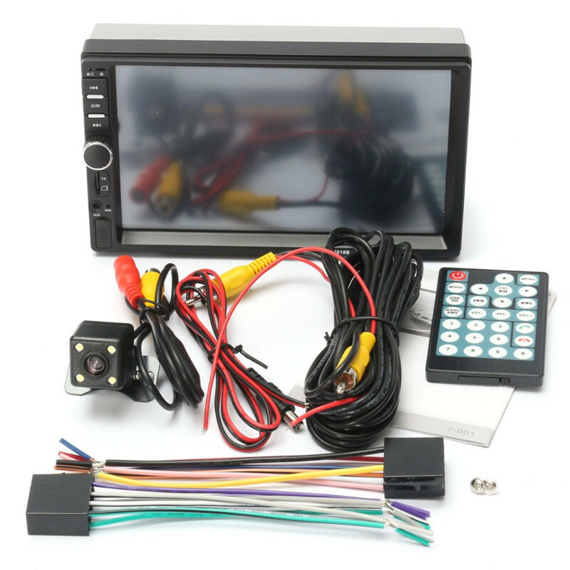 Car Models 7” Touch Screen Radio Mp5 Player Bluetooth Audio Rear View Camera