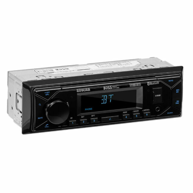 BOSS Audio 609UAB 4 x 50W 1 DIN Multimedia Car Stereo – Black
