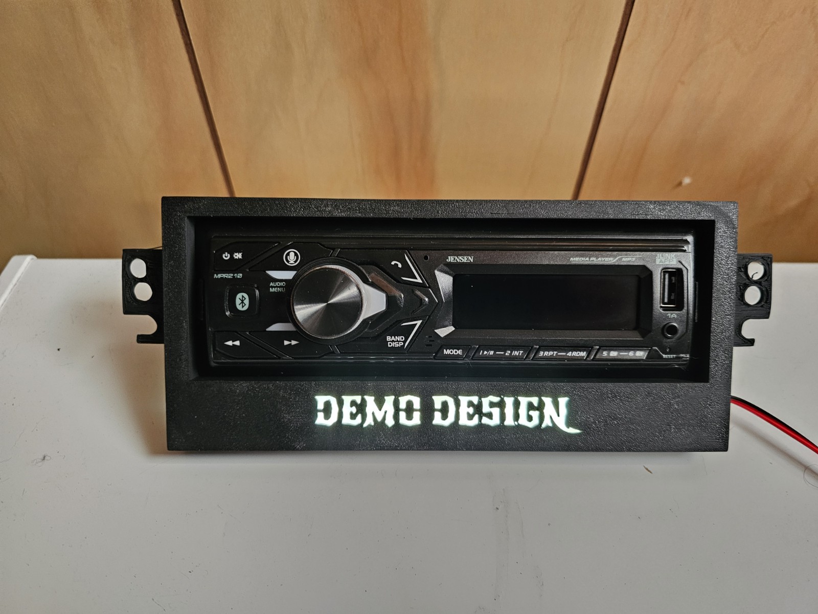 Customizable Illuminated Single Din Radio Adapter For Gm
