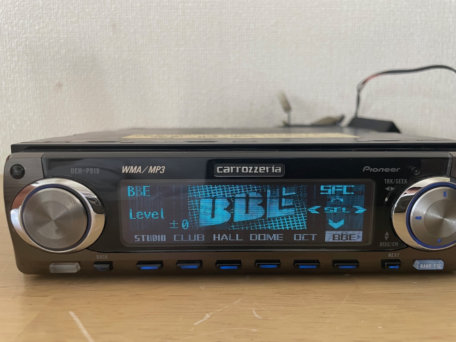 Pioneer Carrozzeria DEH-P919 1Din Car Audio CD Bluetooth Player Concert Hall