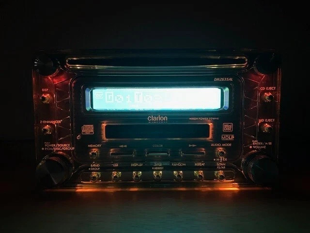 Clarion ADDZEST DMZ635 2DIN CD MD Car Audio Player JDM Tested