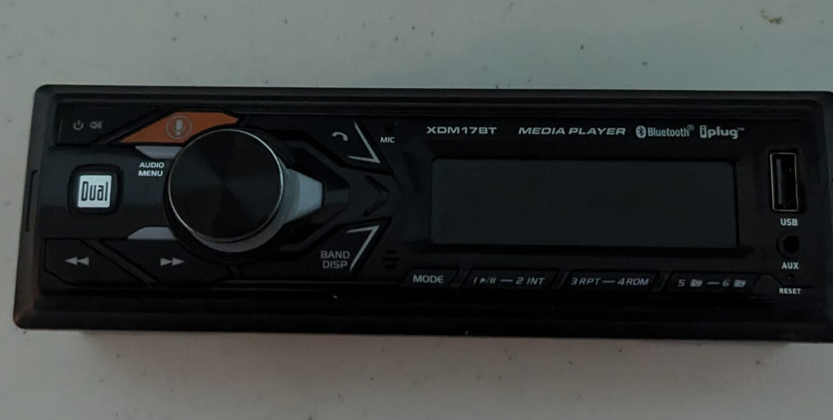 Dual XDM17BT Media Player Untested Parts/Repair