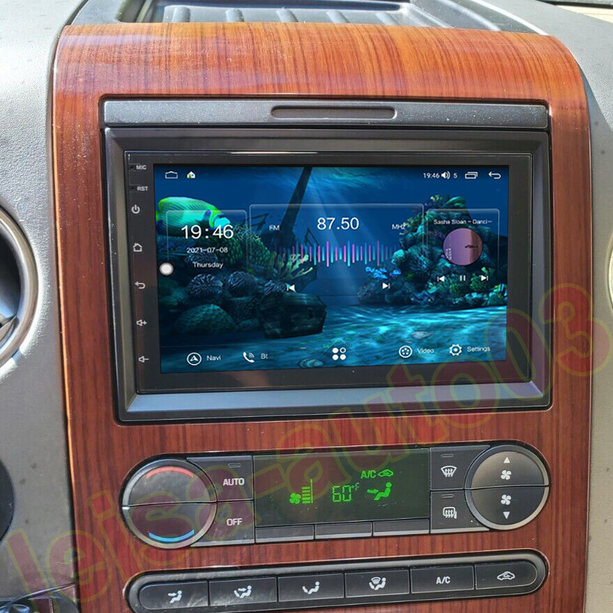 Car Radio Wireless CarPlay 2+64G Android 15 Navi Wi-Fi For 2004-2014 F250 F-350