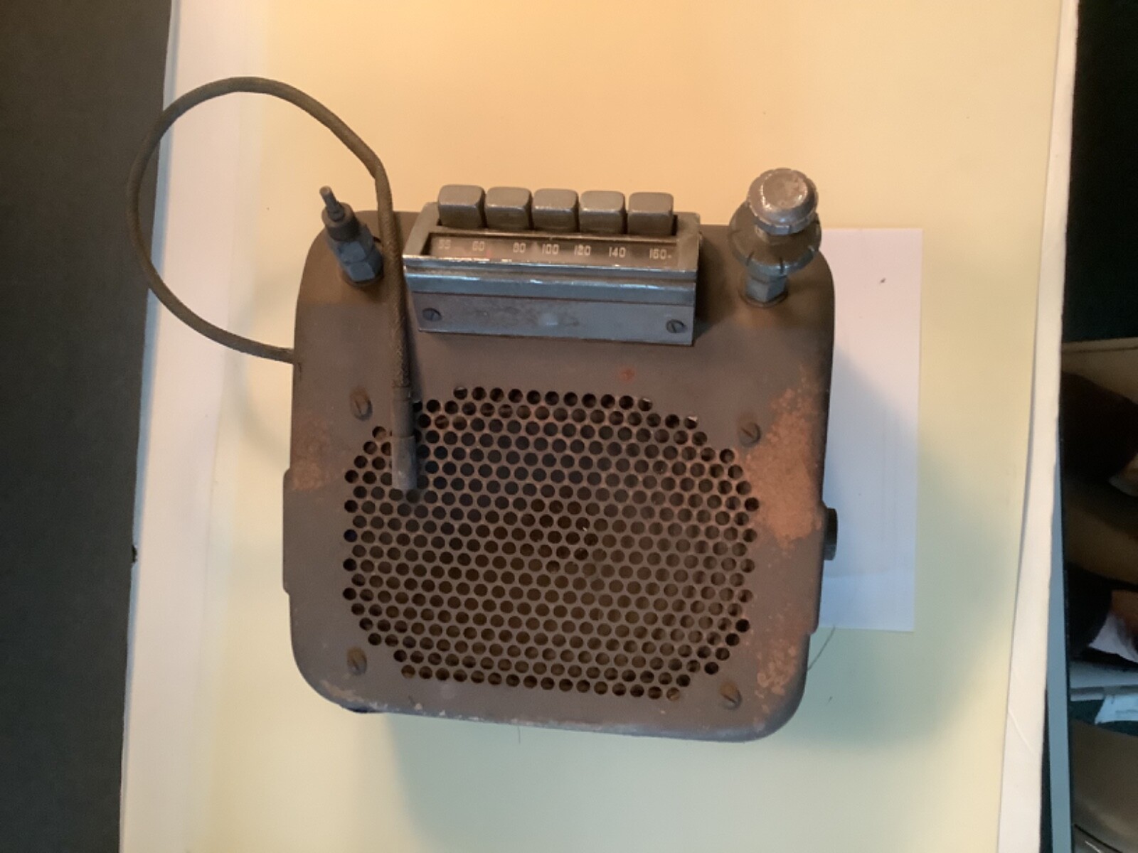Vintage 1930s – 1950s Super Deluxe Car Radio & Speaker 64873 FOR PARTS OR REPAIR