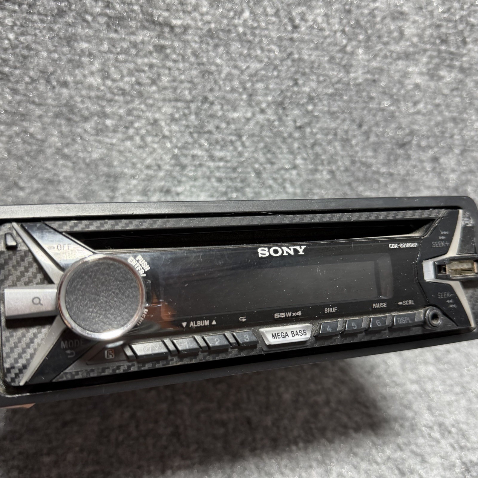 Sony CDX-G3100UP Single Din CD Car Radio Receiver USB Auxiliary Input Compatible