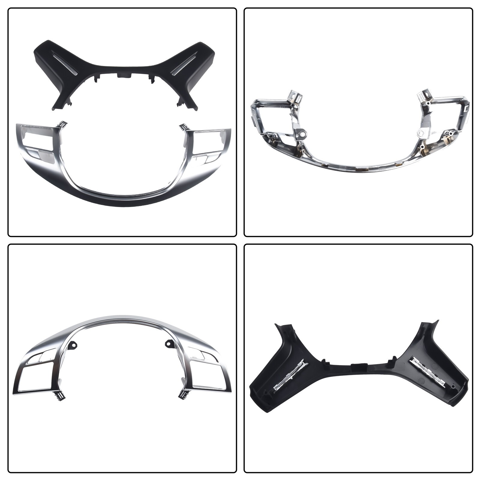 For Mercedes ML GL GLS W166 W204 W212 Car Steering Wheel Center/Bezel-Cover Trim