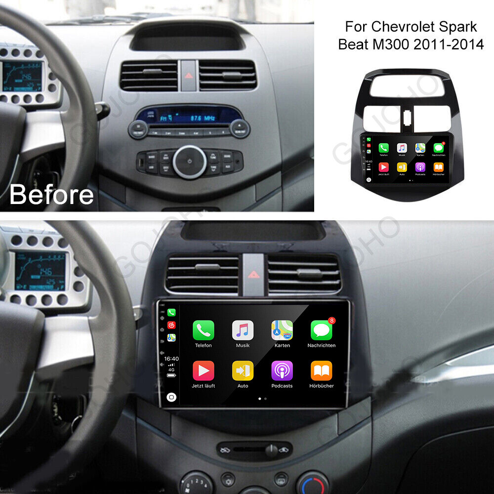 Android 13 For Chevrolet Spark 2011-2014 Car BT Radio Stereo GPS NAVI FM CarPlay