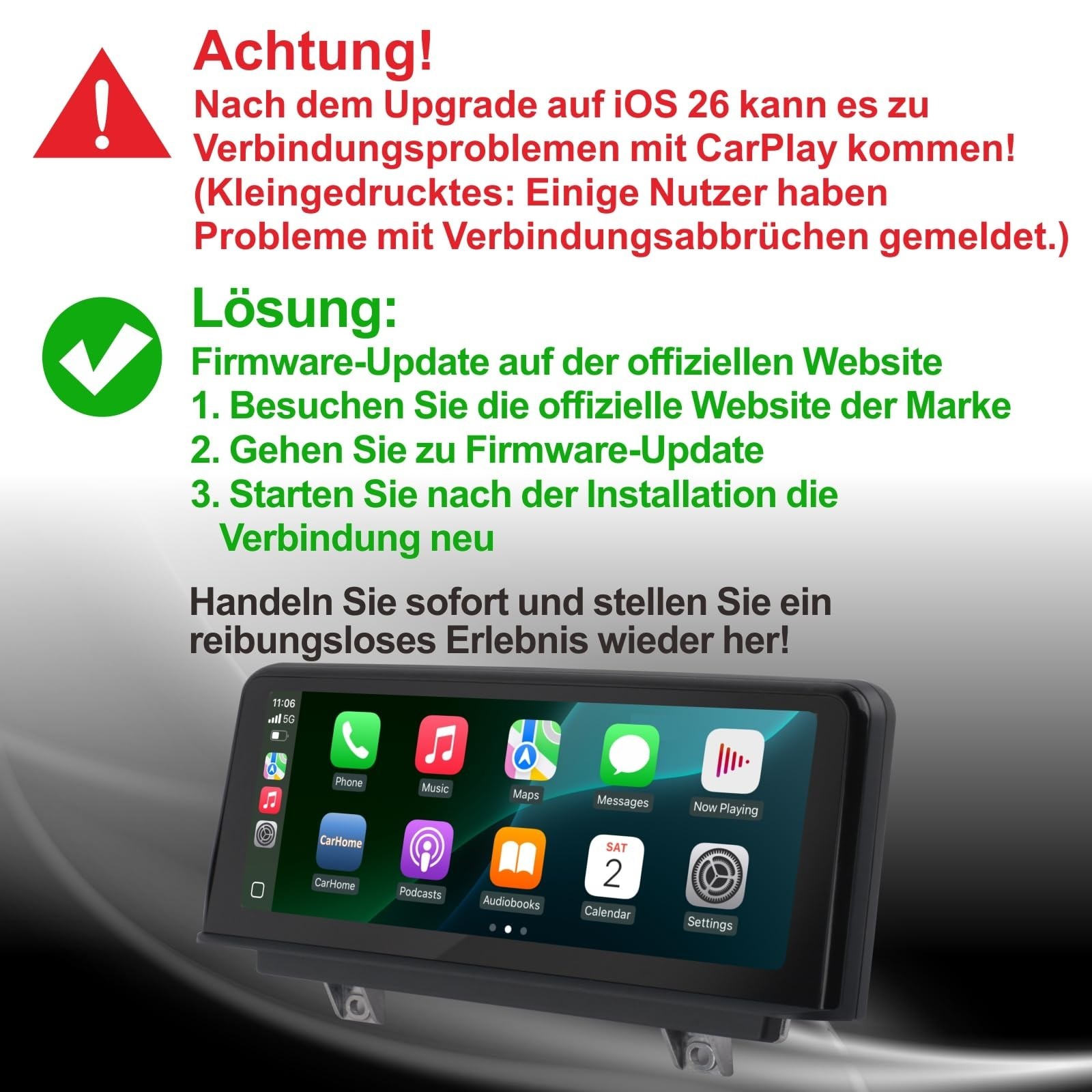 Carplay Android Auto for BMW F30/F31/F33/F34/F36/3GT (2012-2016) F20/F21(2011…