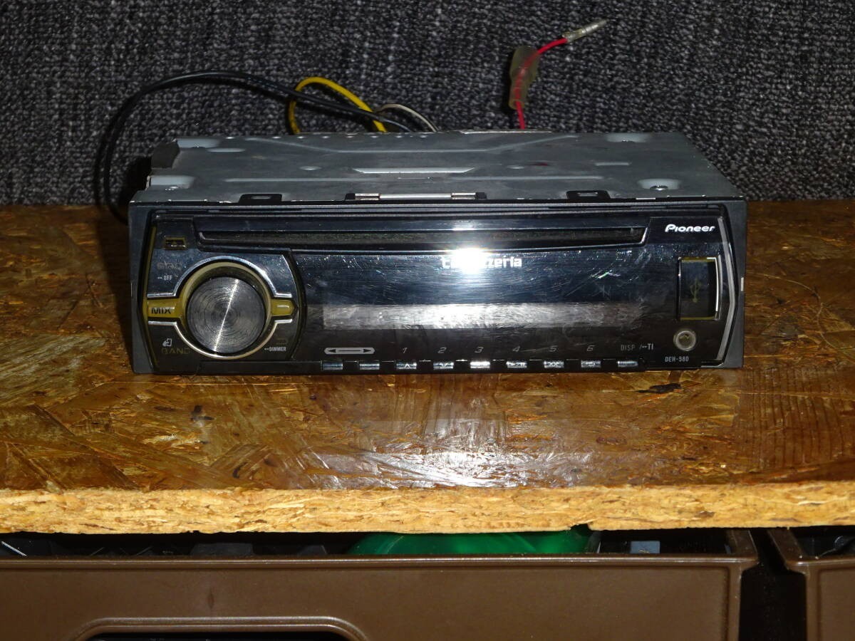 Pioneer Carrozzeria DEH-580 CD USB AUX Receiver MIXTRAX Multi-Color 1DIN JDM