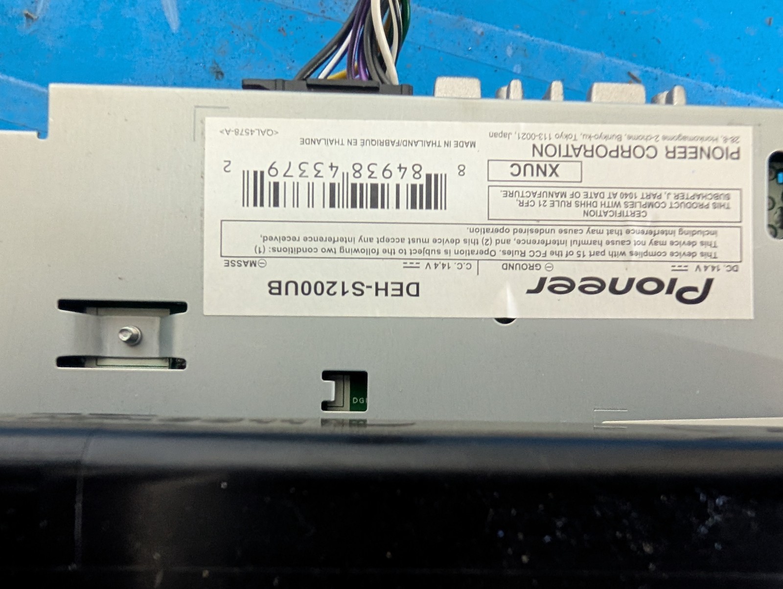 Pioneer DEH‑S1200UB + Axxess XSVI‑6522‑NAV + ASWC‑1 Plug‑and‑Play Chrysler Dodge