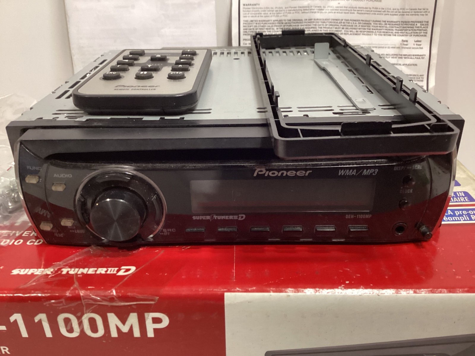 Pioneer DEH-1100MP CD Player WMA MP3 Aux In Car Stereo Radio open box