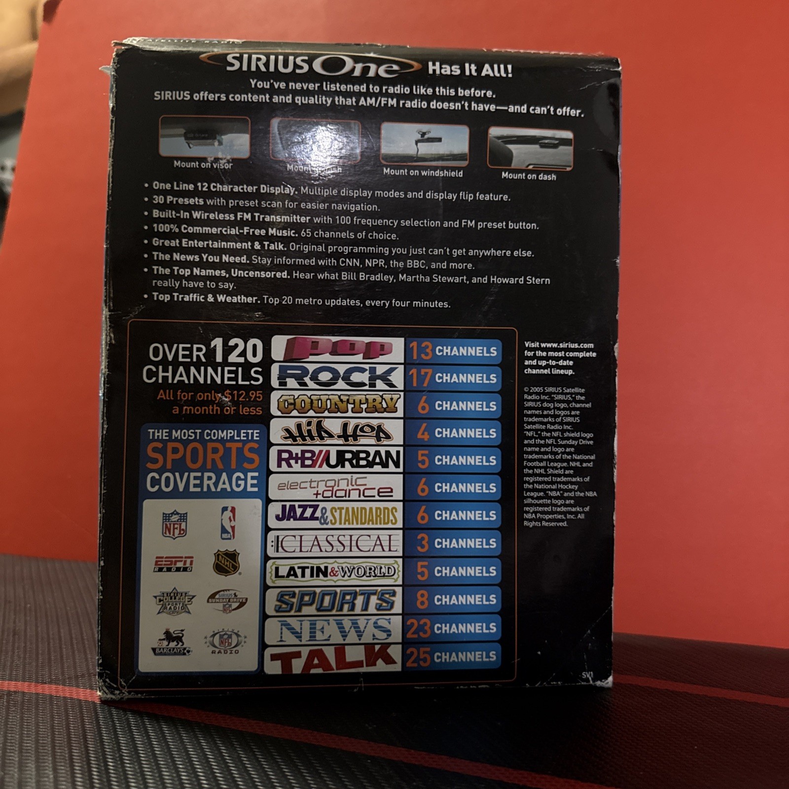 Sirius Satellite Radio Sirius One SV1 All In One with Remote Control New Sealed