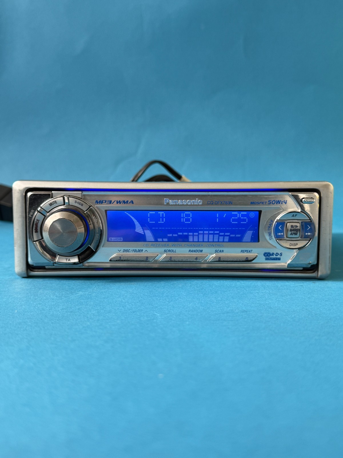 Panasonic CQ-DFX783N Car CD Player Stereo Radio Detachable Face Tested