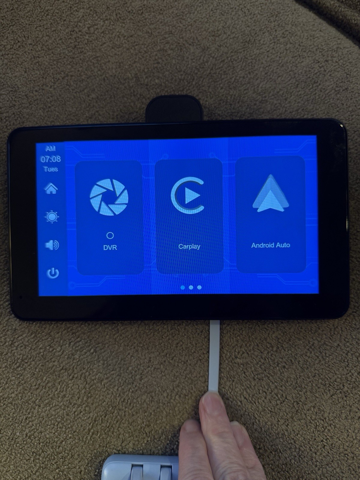 7” Plug & Play Portable CarPlay For Apple & Android (CT)