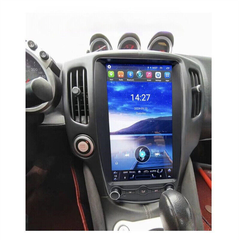 13.8″ Tesla Style Car Radio Android GPS Navi Head Unit For Nissan 370Z 2008-2019