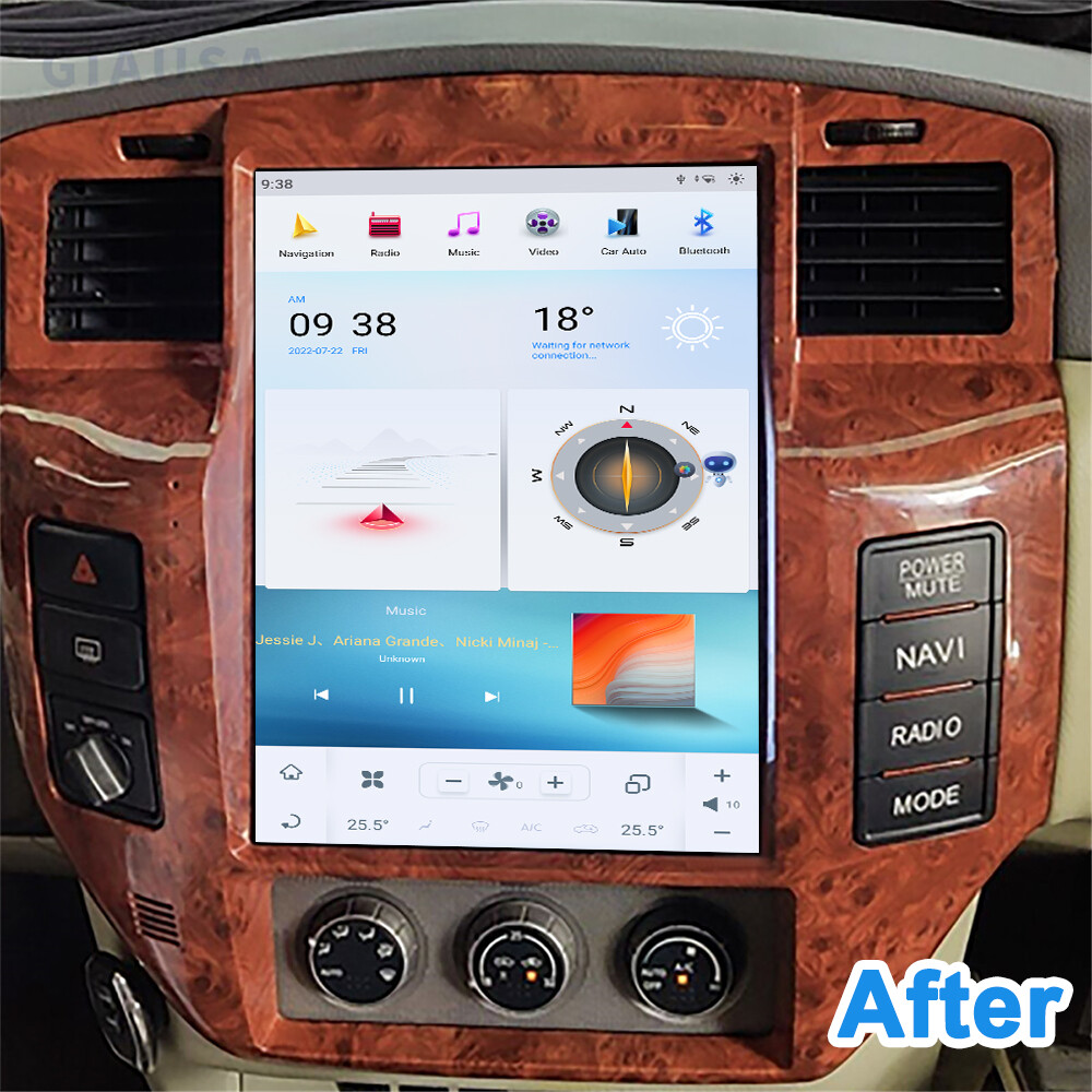 Car Radio for Nissan Patrol Y61 2004-2010 12.1″GPS Navigation BT Music DSP FM/AM