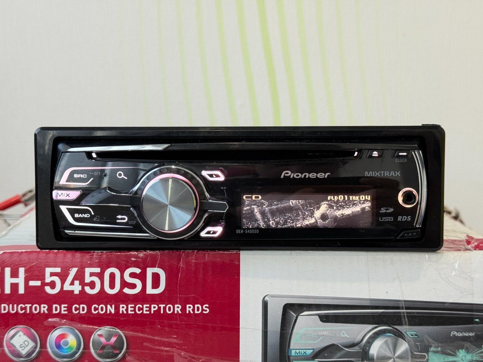 Pioneer DEH-5450SD Car Stereo Cd Player USB Sd AUX MP3 1DIN Radio