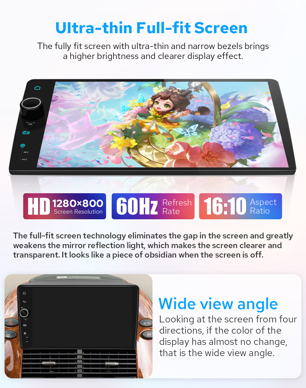 Android 12 9 inch Car Stereo with 4+64GB/ 8+128GB For Toyota Sienna 2004-2010