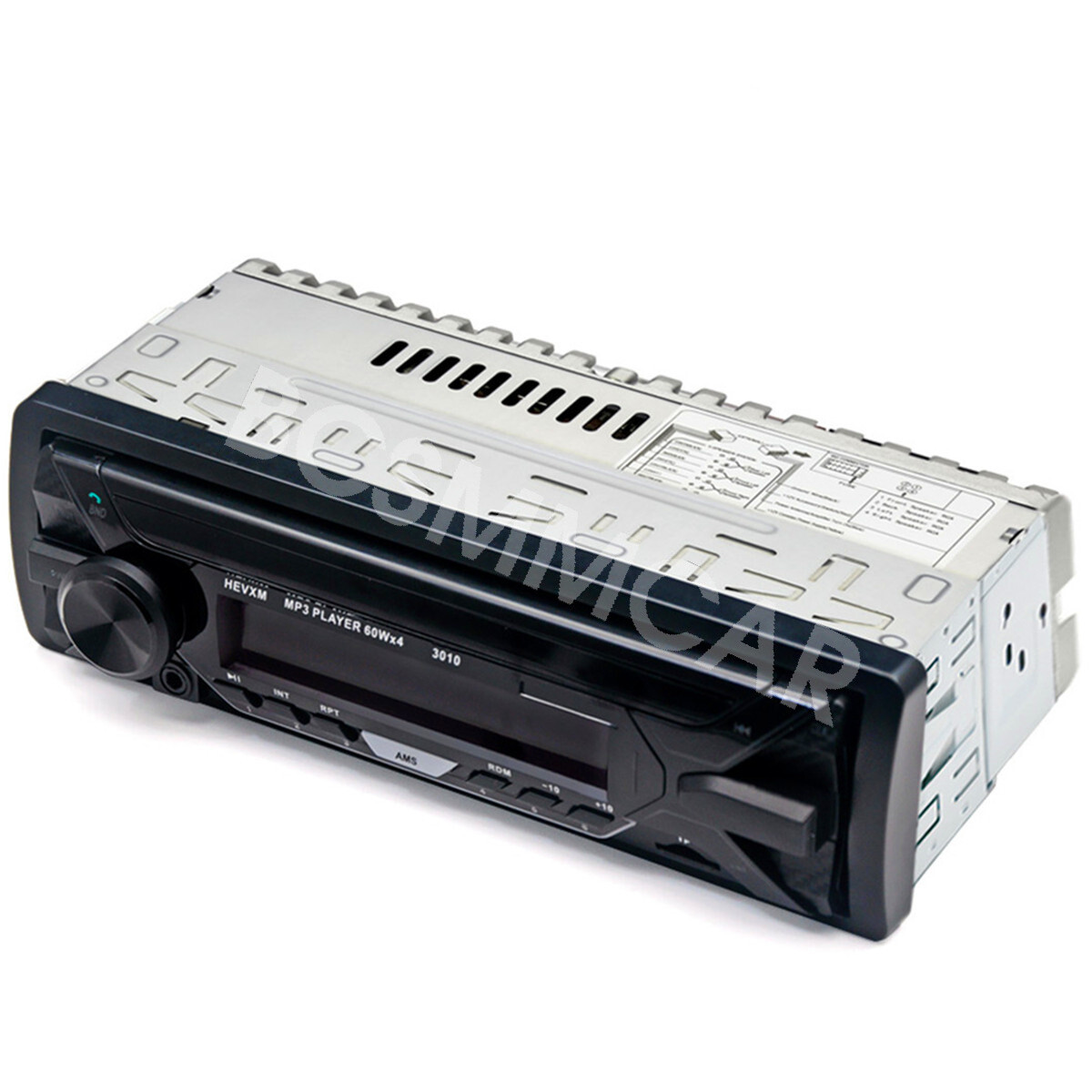 1 DIN In-Dash Radio Bluetooth MP3/FM/USB/AUX SD Car Stereo Receiver Multi-Color