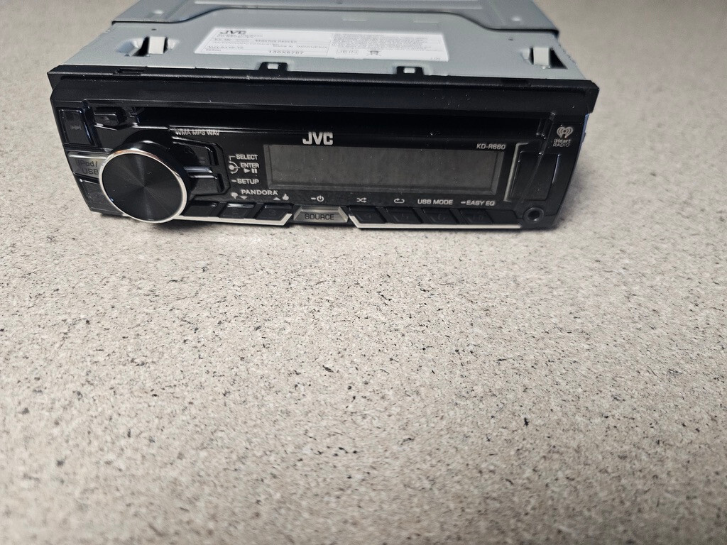 Used JVC KD-R660 Car Stereo AM FM Radio Receiver MP3 AUX USB CD Disc Player