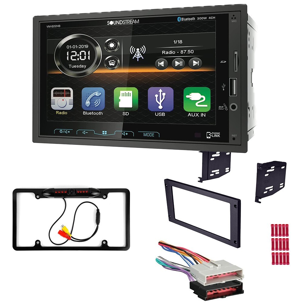6.2″ Digital Media In-dash Car Stereo install Kit for 1987-1993 Ford Mustang