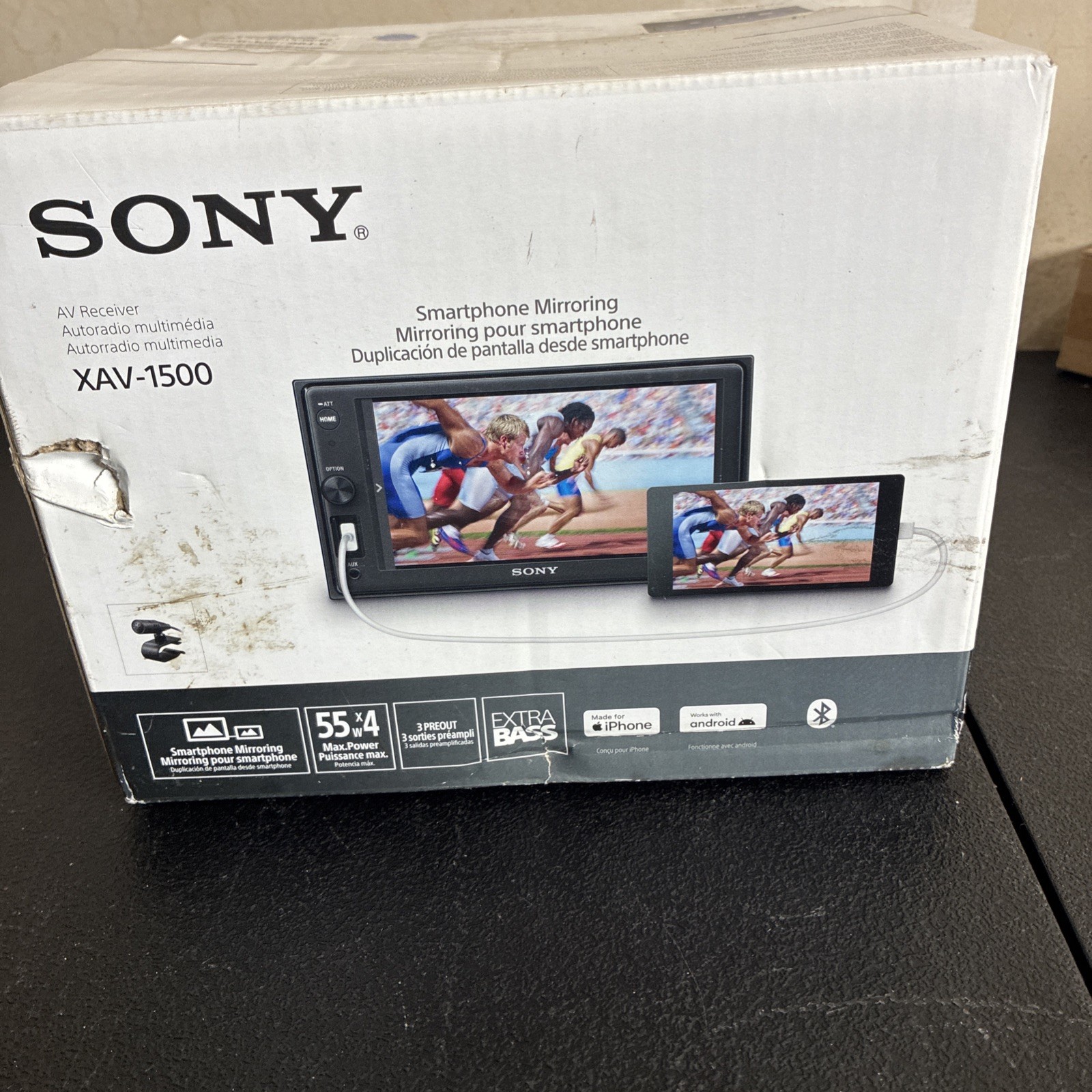 Sony XAV-1500 6.2” 55W Touch Screen Digital Receiver