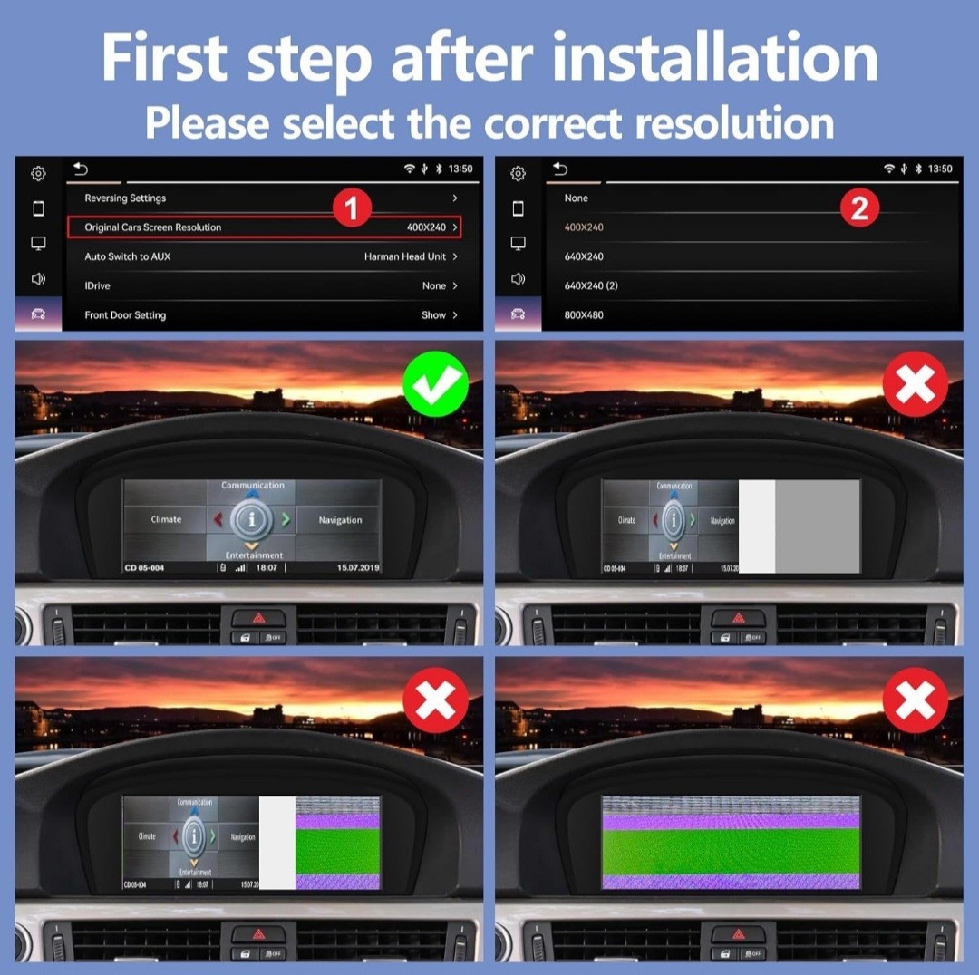 Car Radio for BMW 3/5 Series E60 E61 E63 E64 E90 E91 E92 CCC (2004-2008) Ster…